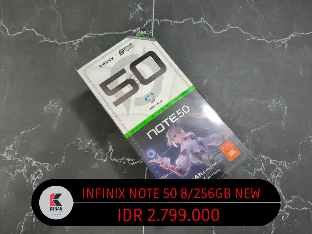 Infinix note 50 8/256GB baru