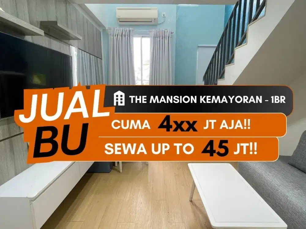 JUAL BU APARTEMEN AKASA PURE LIVING BSD STUDIO LOFT FULL FURNISHED