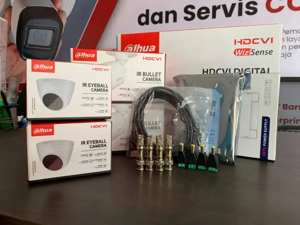 PAKET DAHUA LENGKAP SIAP PASANG