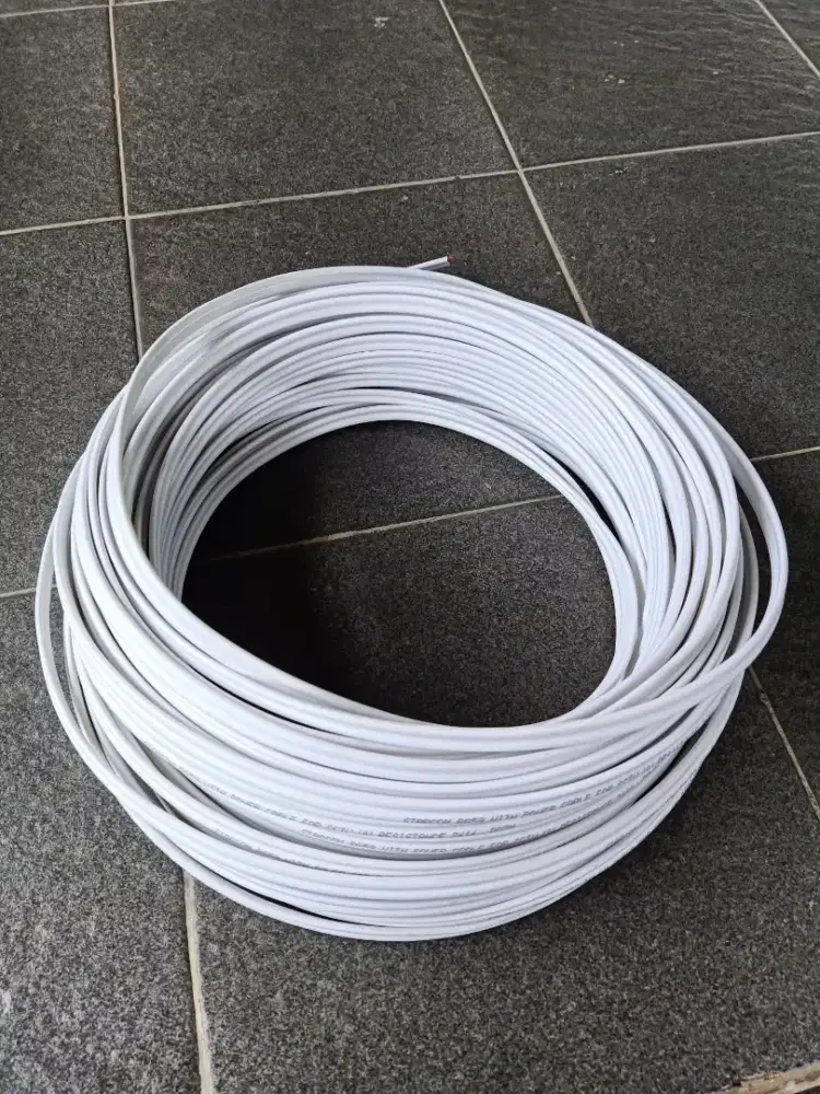 Kabel rg59 coaxial plus power 40 meter