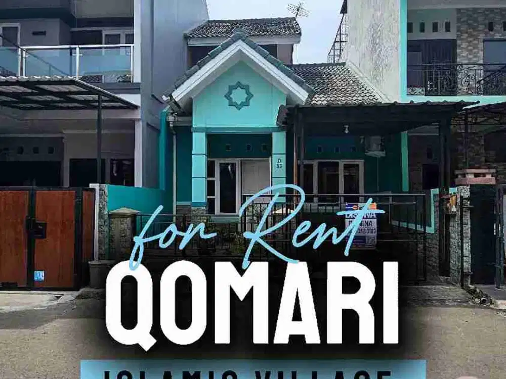 disewakan siap huni sudah renov dan rapih di islamic village