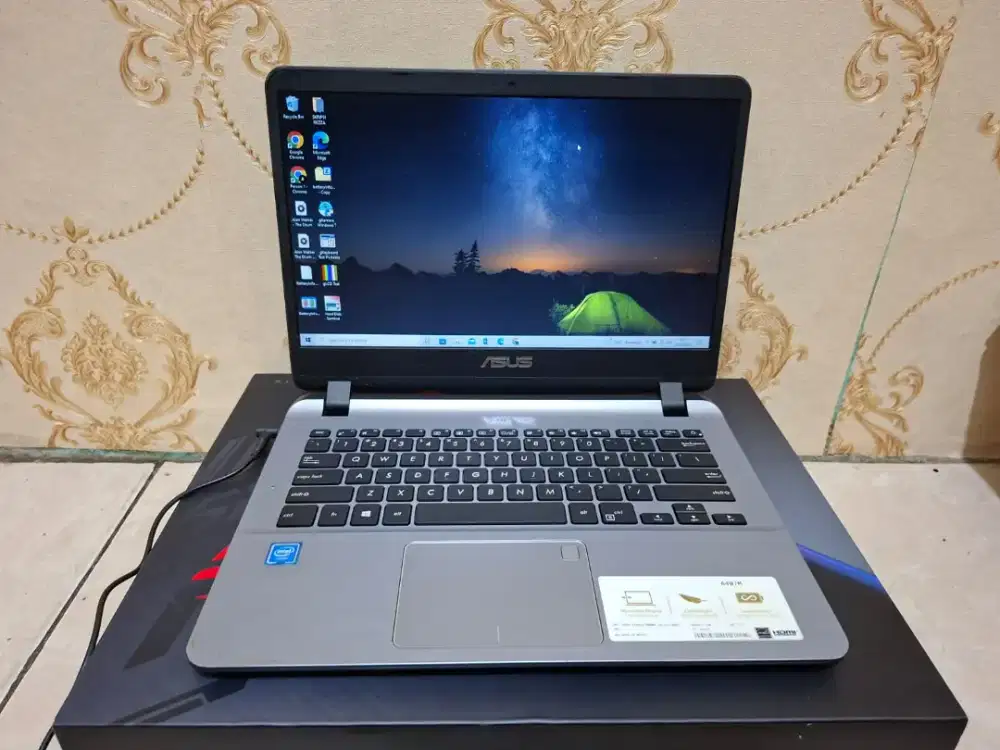 Laptop ASUS A407M -CELERON N4000 -4GB - HDD 1 TB -MULUS -SIAP PAKAI