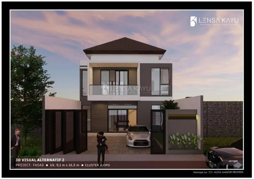 Harga Tanah terjangkau tepi Jln Rata SOBA. Cluster mewah