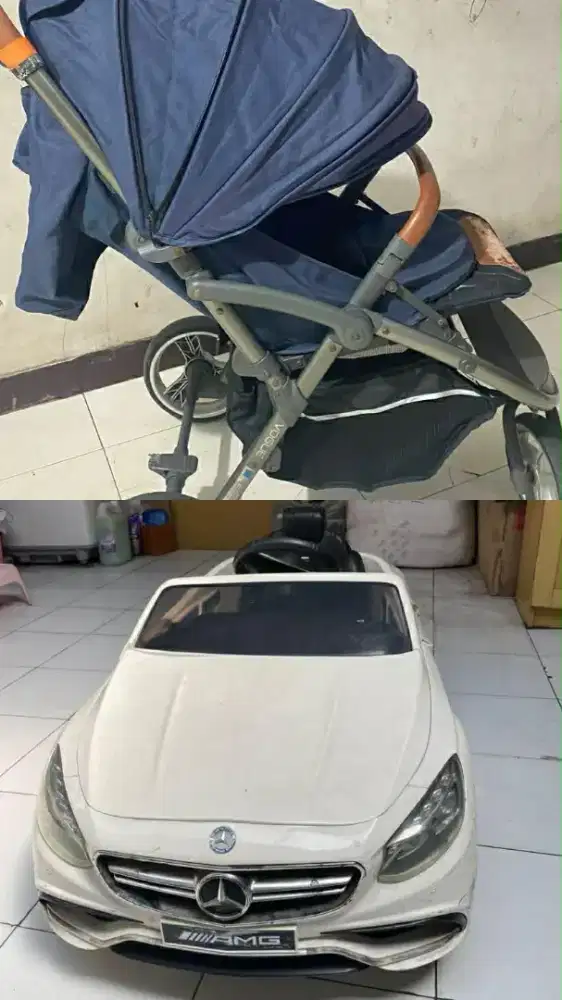 stroler lipat & mobil mainan mercy