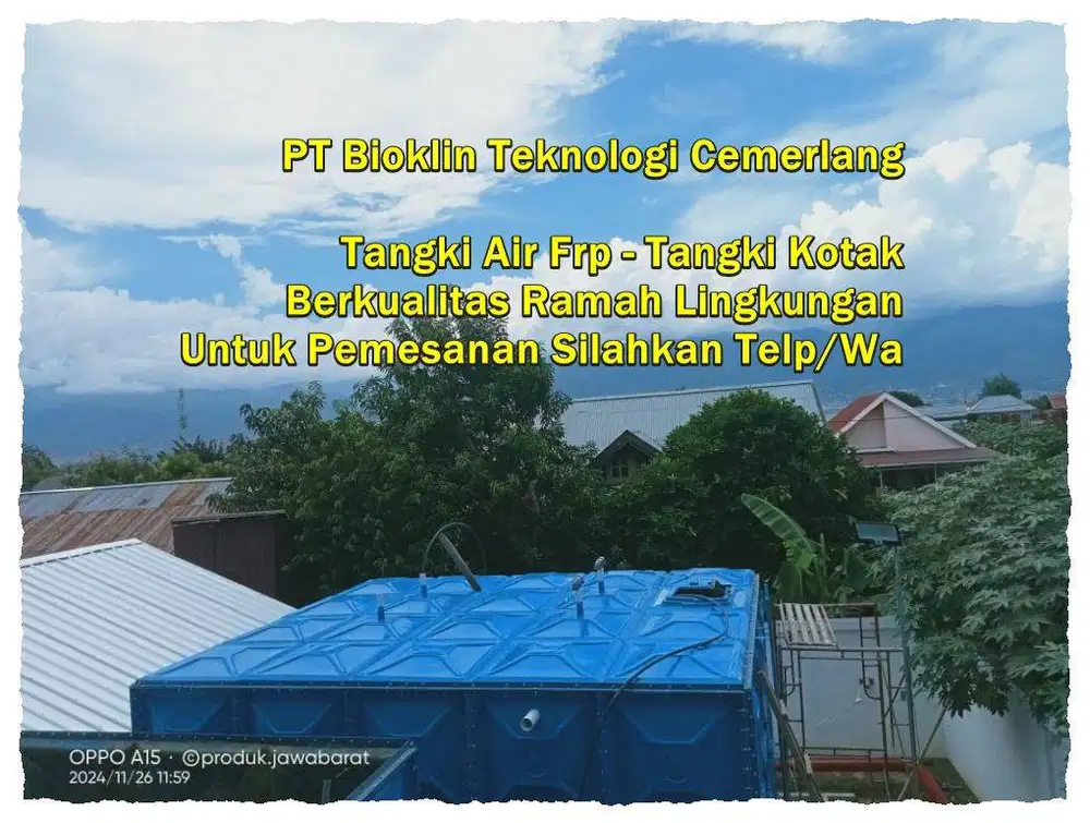 TANGKI AIR - GROUND TANK - TANGKI PANEL - PANEL TANK - TANGKI PANEL