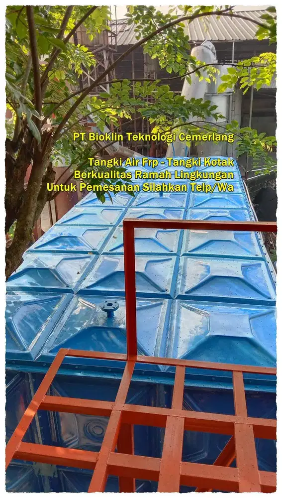 TANGKI AIR FIBERGLASS - GROUND TANK - PANEL FRP - ROOF TANK FRP