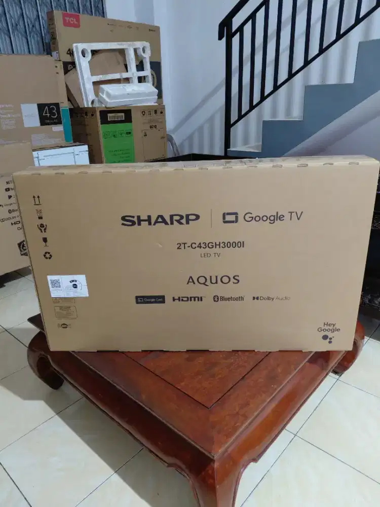 Tv led sharp semart android 43inc