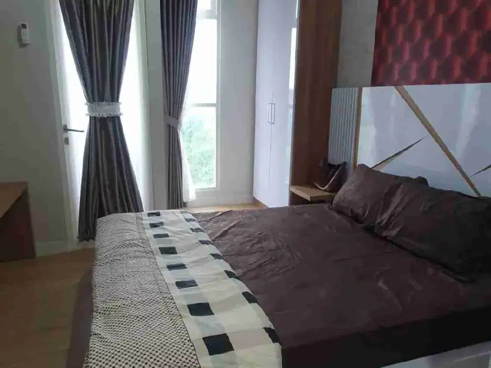 disewakan apartemen amartha full furnish