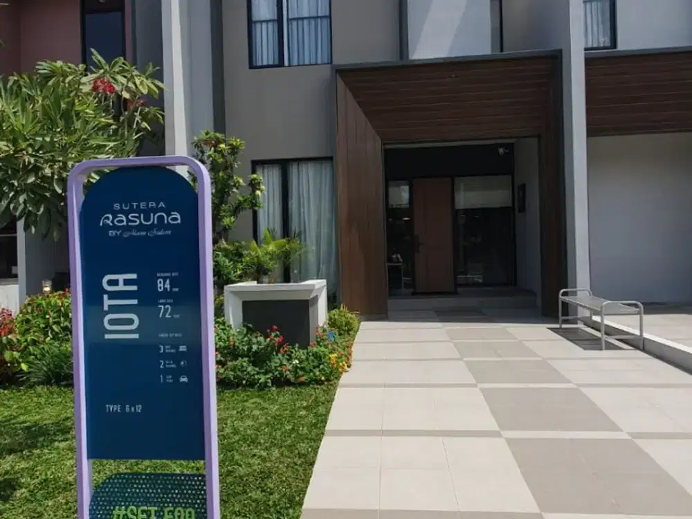 DIJUAL RUMAH BARU 2LT ALAM SUTERA2 SUTERA RASUNA CLUSTER PHILO L6 LOKASI DEKAT AKSES TOLL
