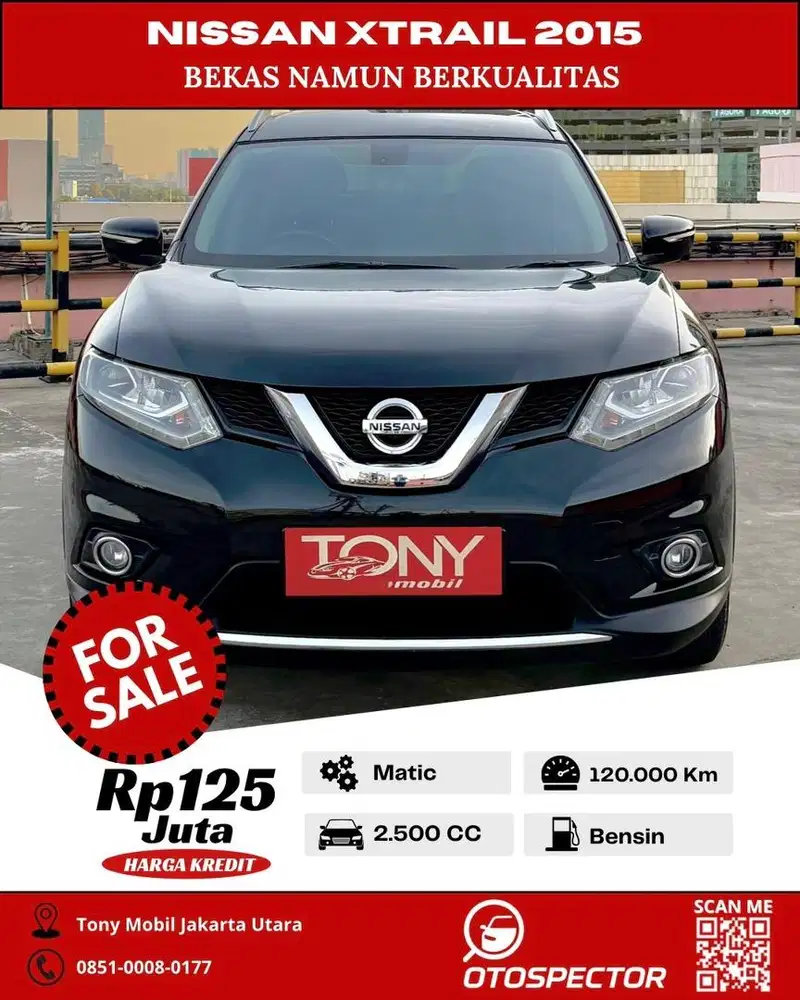 Nissan New Xtrail 2.5L CVT 2015 Hitam