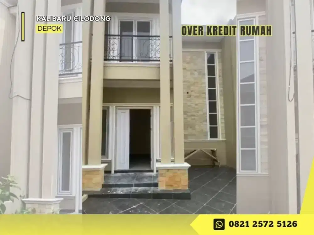 Jual Over Kredit Rmh 2lantai 79JT dkt Alun alun GDC di Geneve Residence