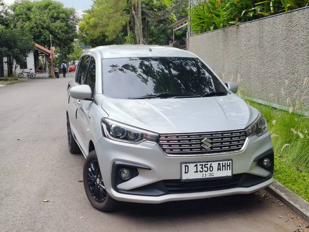 suzuki ertiga GL at matic 2018 silver mulus bandung