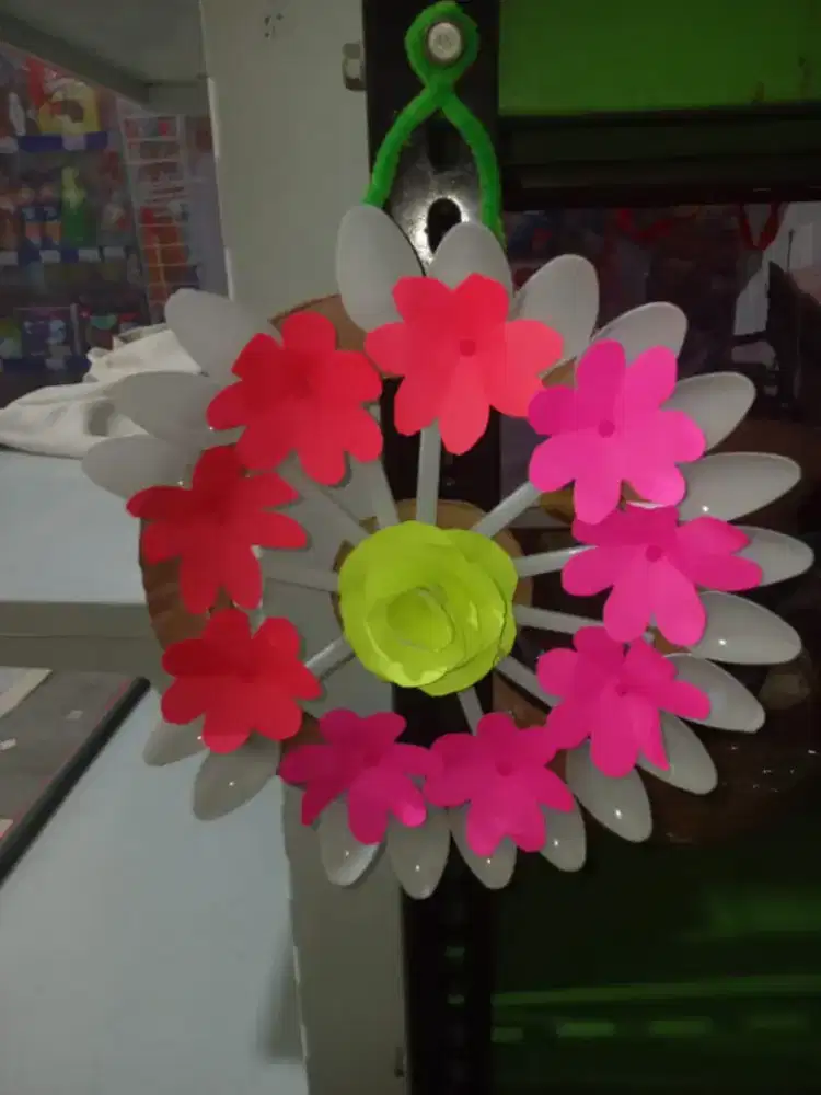 hiasan dinding sendok DIY