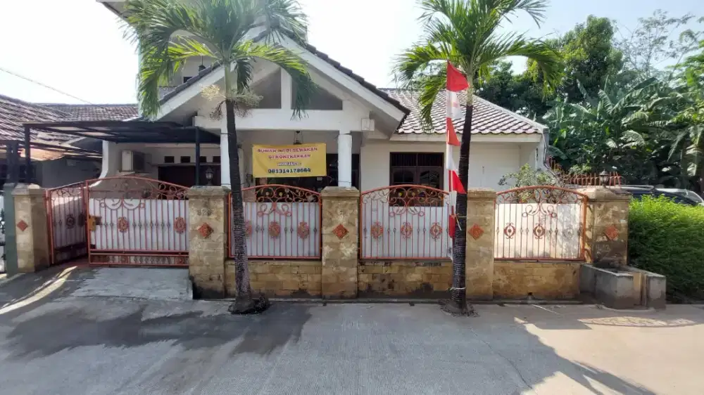 Rumah disewakan murah dan strategis.dekat pintu toll dan stasiun