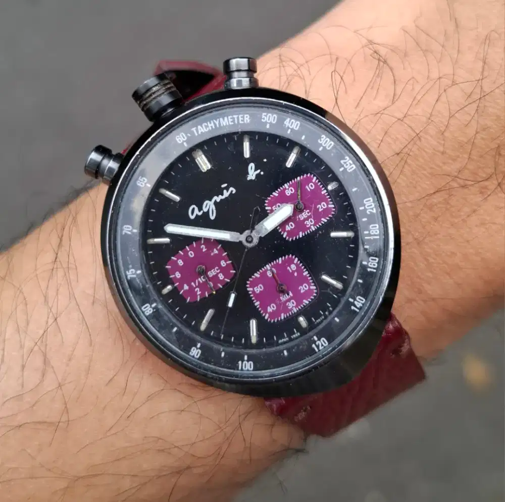 Seiko agnes b bullhead chronograph