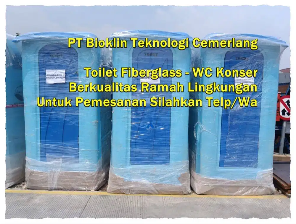 Toilet Portable, Toilet Premium, Berkualitas Tinggi