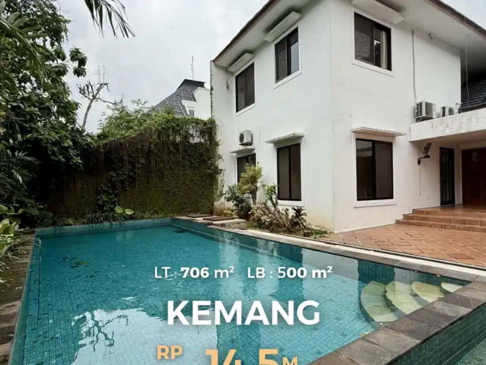 rumah  resort siap huni  dalam komplek di kemang ampera jakarta selatan