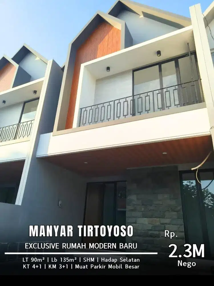 Rumah cantik lokasi manyar tirtoyoso dekat Galaxy mall Dan Merr
