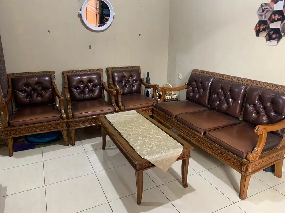 Kursi set Jati Jepara