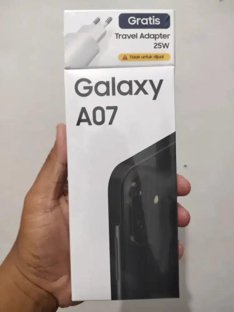New Samsung A07 4/ 128Gb Warna Hitam BNIB