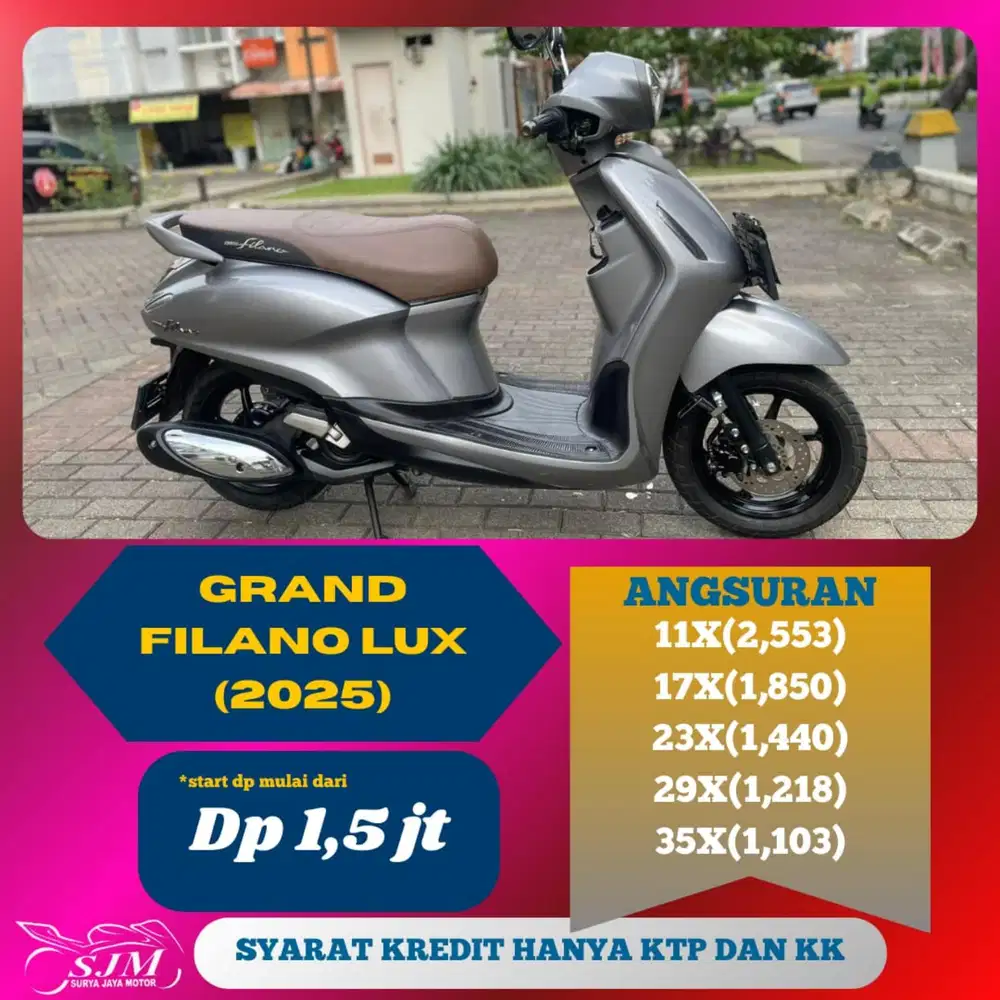 YAMAHA GRAND GILANO LUX 2025 SIAP PAKAI