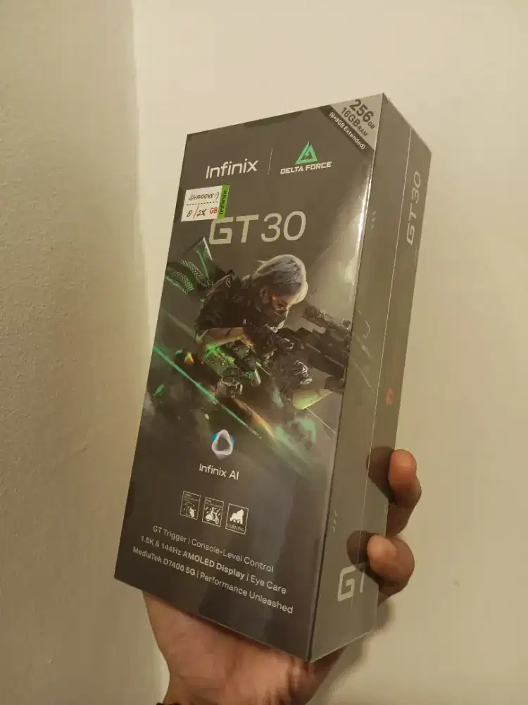INFINIX GT 30 8+8/256 NEW GARANSI RESMI