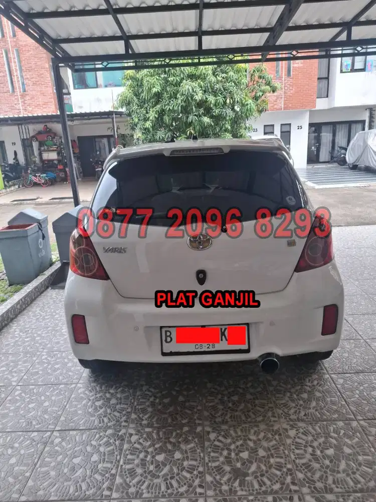 Toyota Yaris 2012 Putih Tipe J Manual