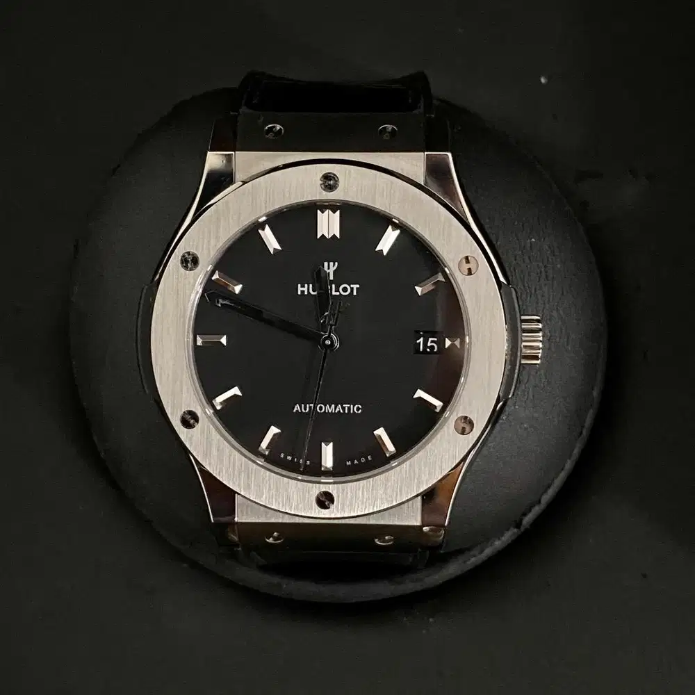 Hublot Classic Fusion Titanium Black Dial 45mm 511.NX.1171.RX