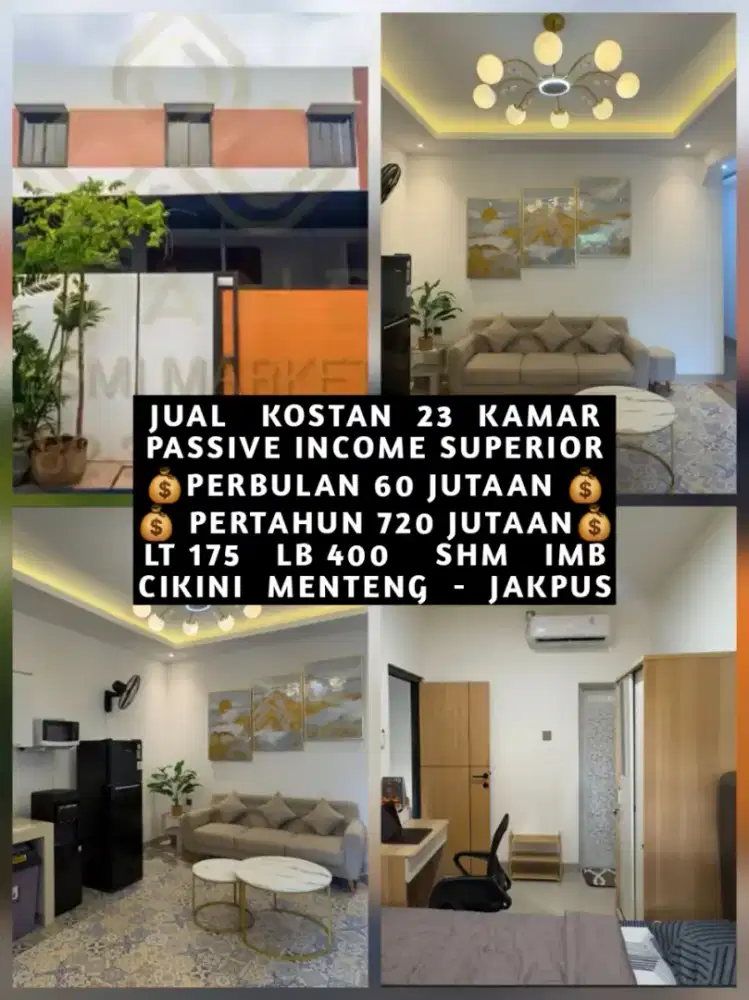JUAL KOS KOST KOSAN KOSTAN BARU CIKINI MENTENG JAKARTA PUSAT