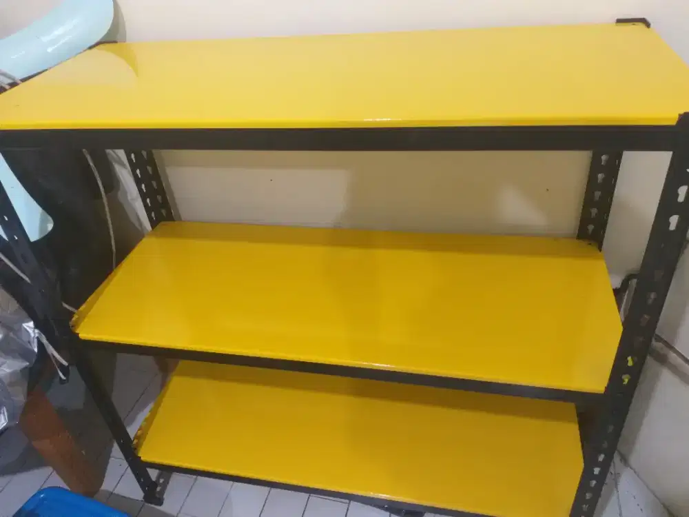 Rak besi rak susun 3 tingkat / 3 ambalan pjg 100 lbr 40 tinggi 100