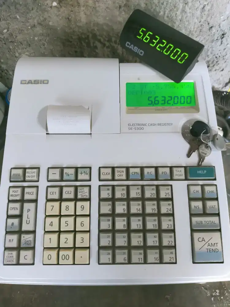 Mesin kasir Casio S 300