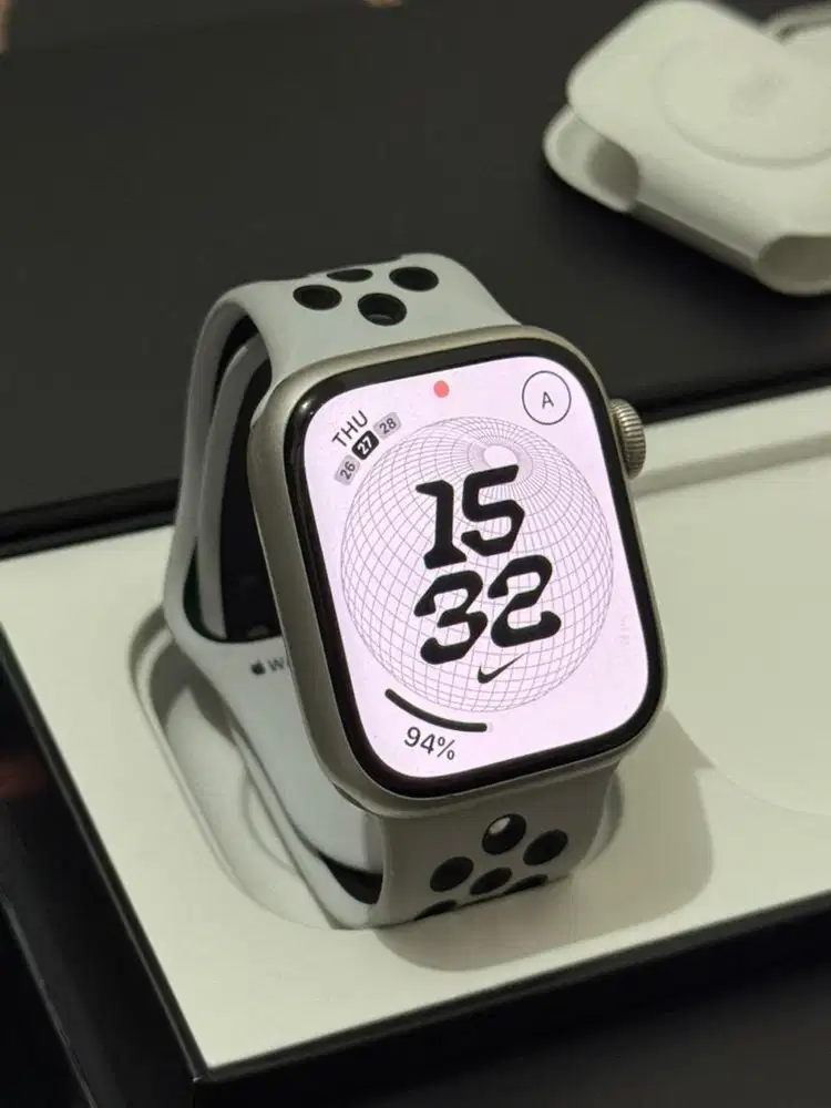 iBox Apple Watch Series 7 41mm Starlight Nike Fullset ID/A