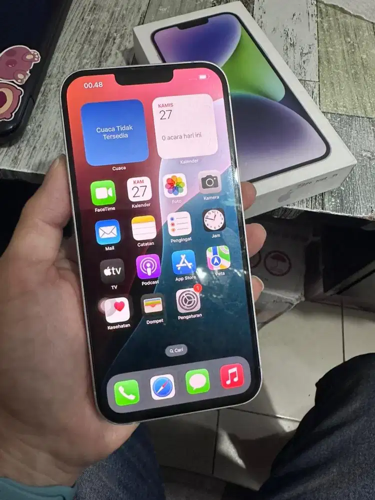 Iphone 14 plus 128 ibox full original harga net aja