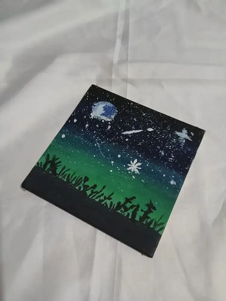 Pajangan tembok Lukisa Aurora Borealis - HSC 2025