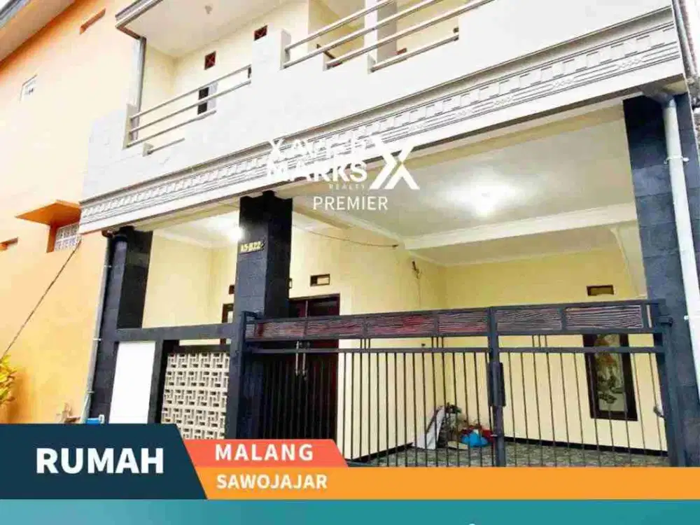 Dijual Cepat Rumah Baru 2 lantai Siap Huni Di Sawojajar, Malang