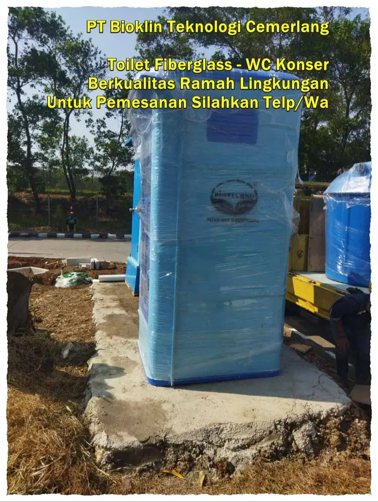Toilet Fiberglass, Toilet Premium, Toilet Portable, Anti Penuh dan Sia