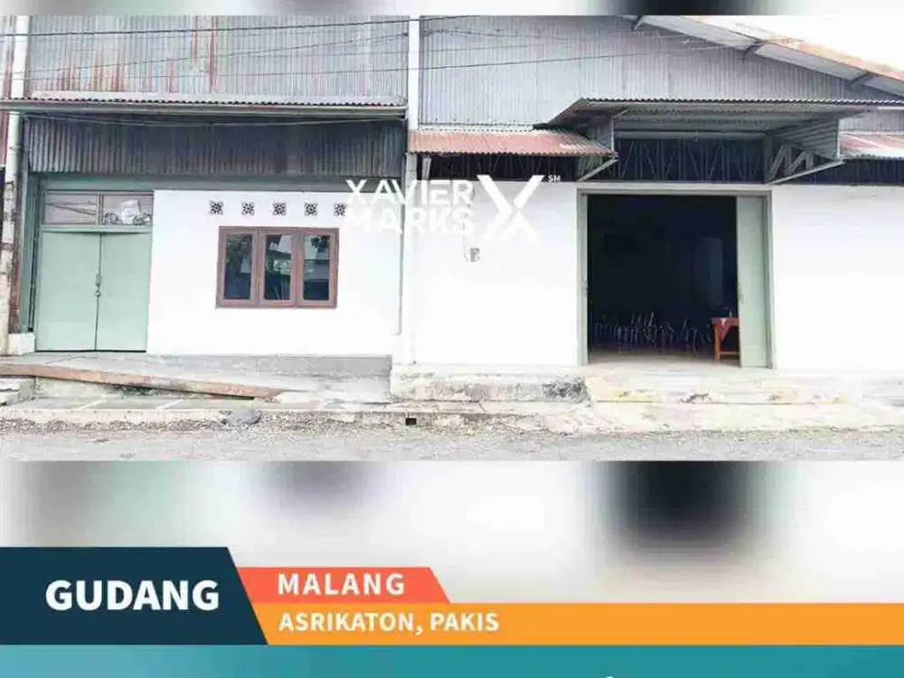 Disewakan 2 Gudang Jejer Di Asrikaton, Kec. Pakis Kab. Malang