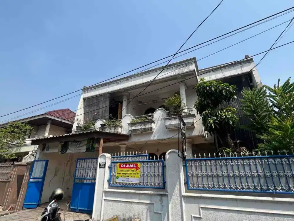 Dijual cepat siap huni 2 lantai di komplek duren sawit shm harga nego