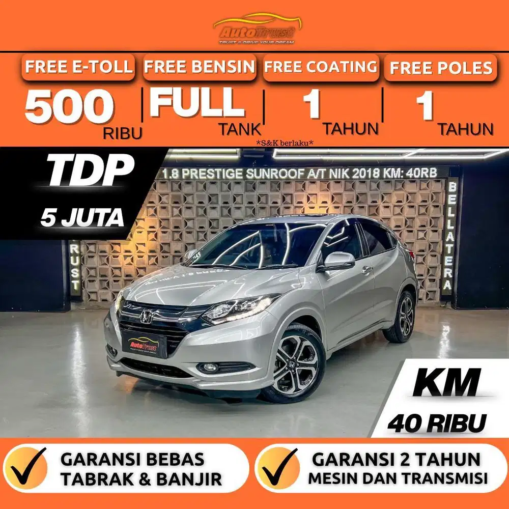 KM 41 RB Honda Hrv 1.8 Prestige Cvt A/T Nik.2018