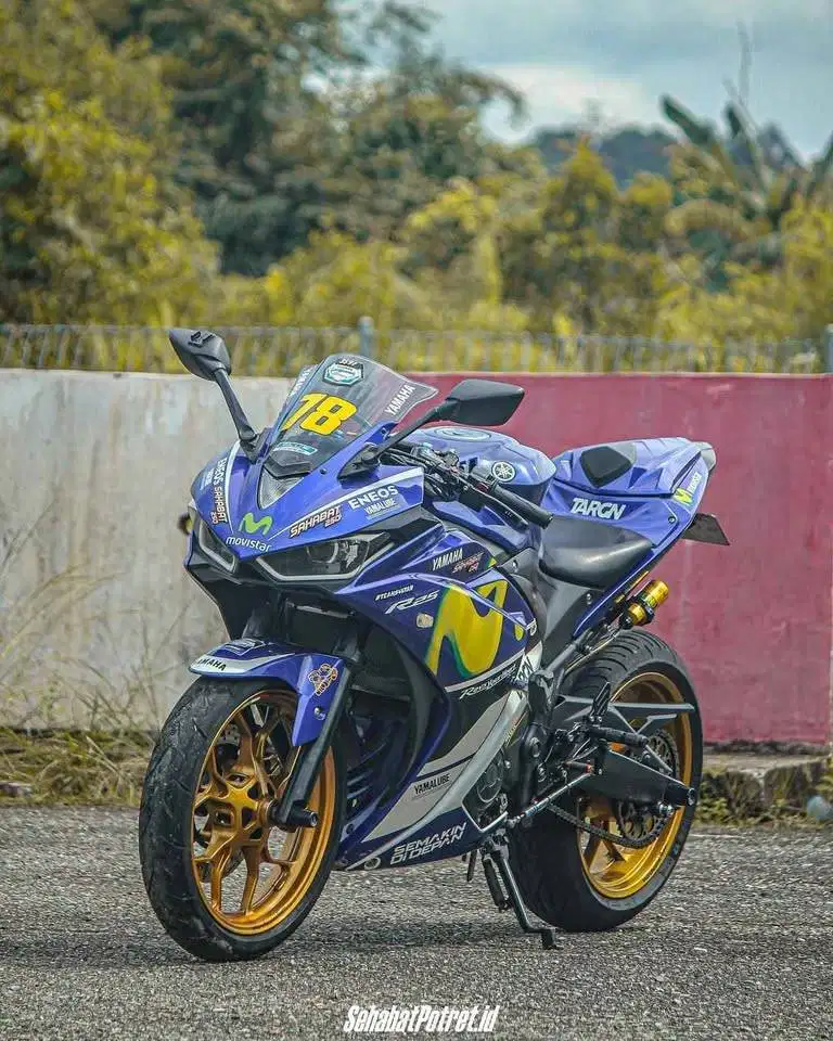 2015 Yamaha R25 Movistar Modifikasi Harian, Sunmori, Trackday