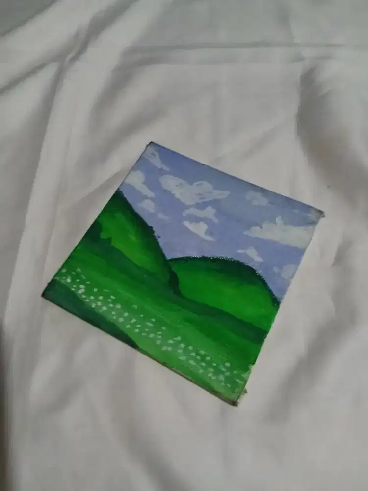 Pajangan Lukisan Gunung Hijau - HSC 2025