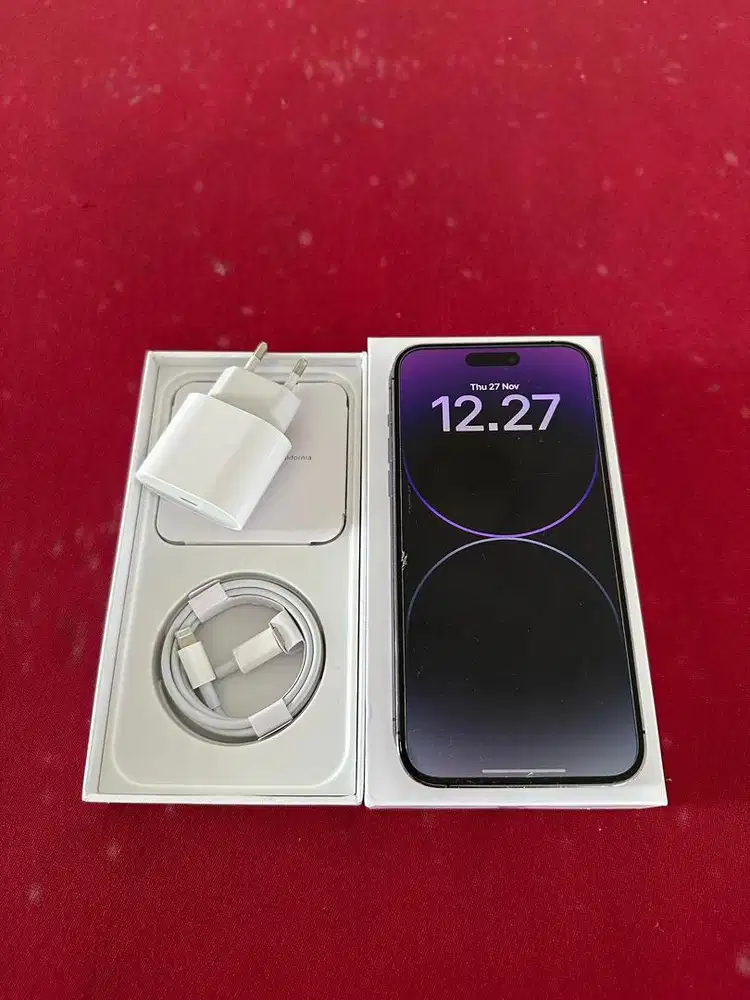 Iphone 14 Pro Max 256GB Deep Purple Ex Inter Sinyal ON
