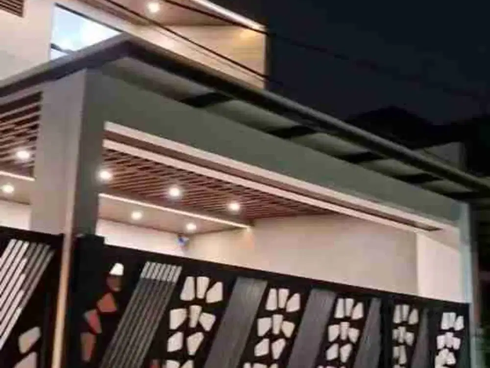 Dijual Rumah Mewah Modern di Kedung Baruk Surabaya With Private Pool & Fasilitas Interior Premium Row Lebar