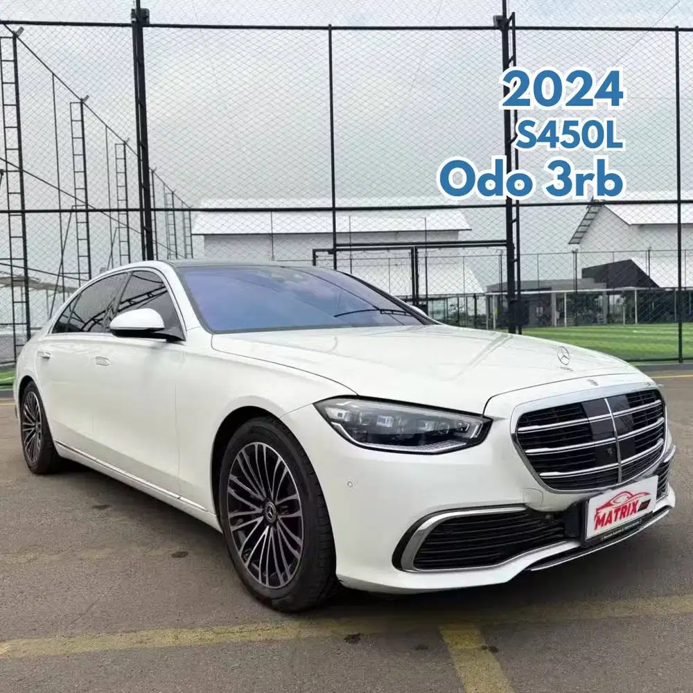 Mercedes Benz S450 2024 NIK 2023 White on Orange Putih Mercy S 450 L