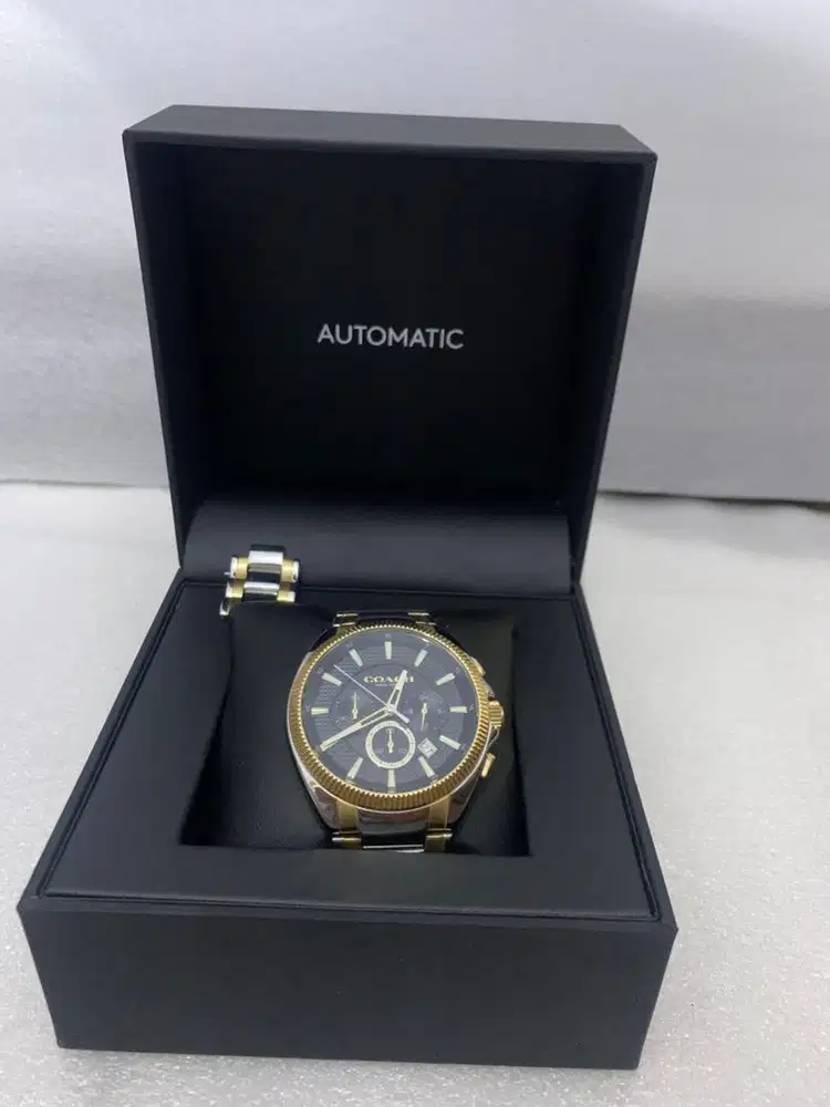 Jam Tangan Coach 14602682 Men's Two-Tone Steel Watch