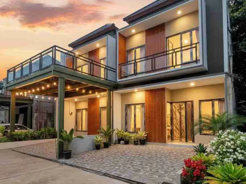 Townhouse Promo Akhir Tahun Pinggir Jalan Raya