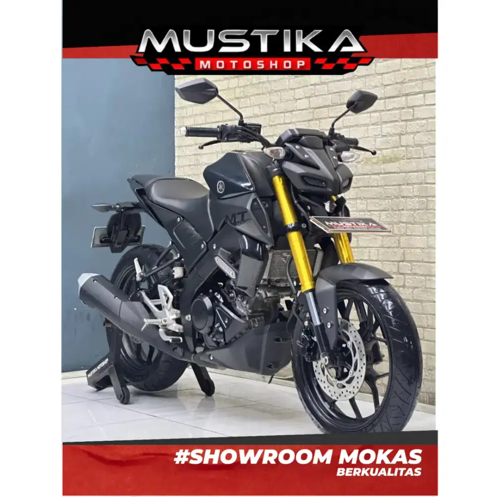 Perfect Condition!!Yamaha MT15 Naked 2019 Black N Asli Mulus-Mustika