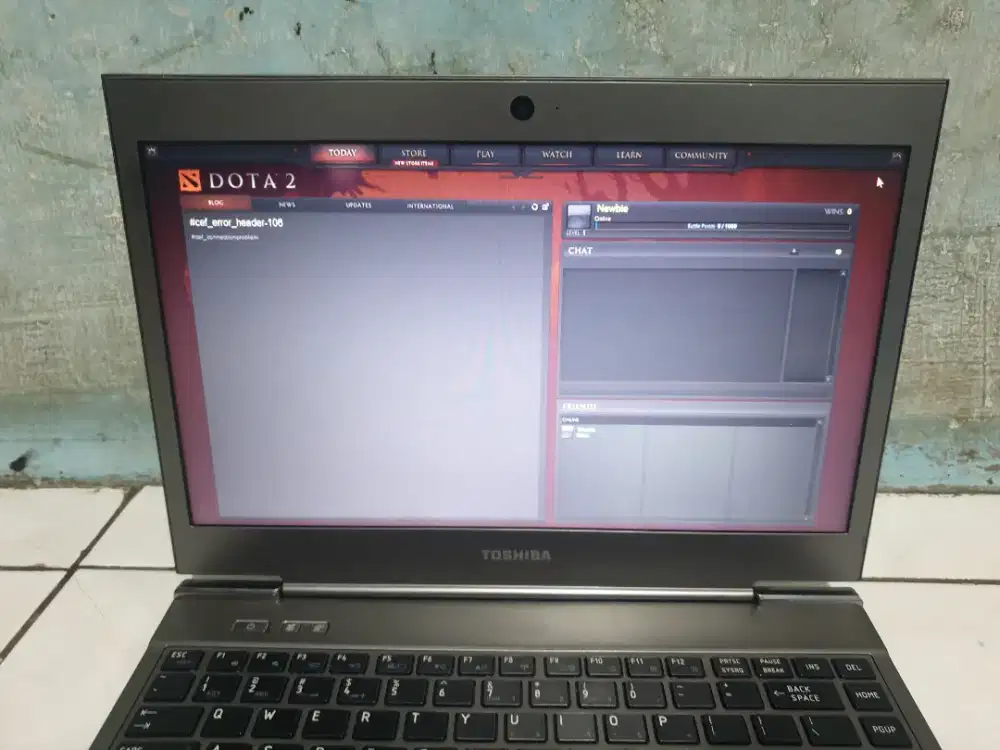 Laptop Toshiba Corei7 Ram8gb Ssd Ringan Slim Cocok Buat Pelajar