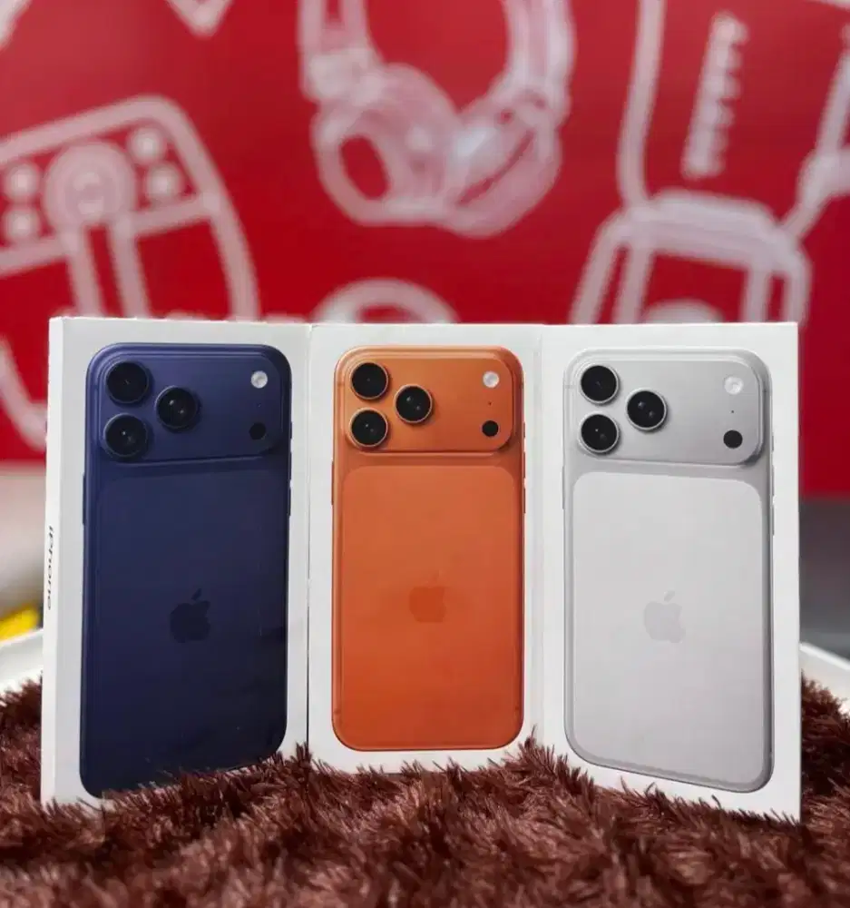 READY IPHONE 17 PRO/PROMAX SILVER