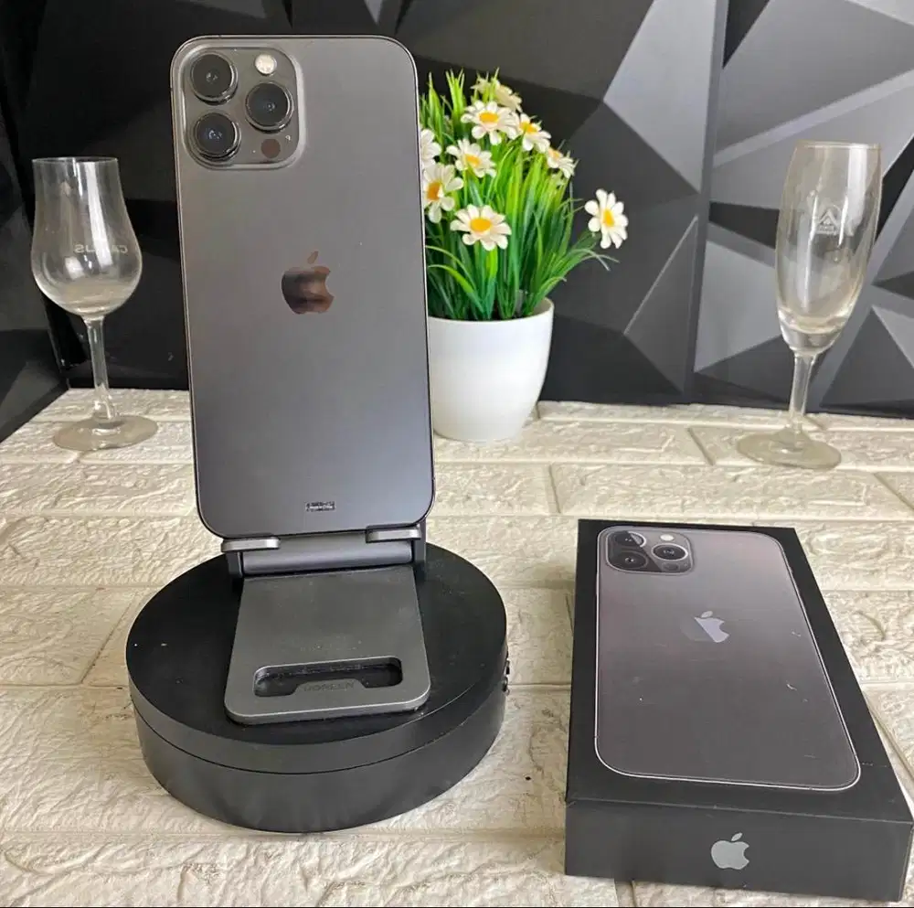 iPhone 13 Pro Max 256GB iBox Graphite Mulus Fullset BH 88%